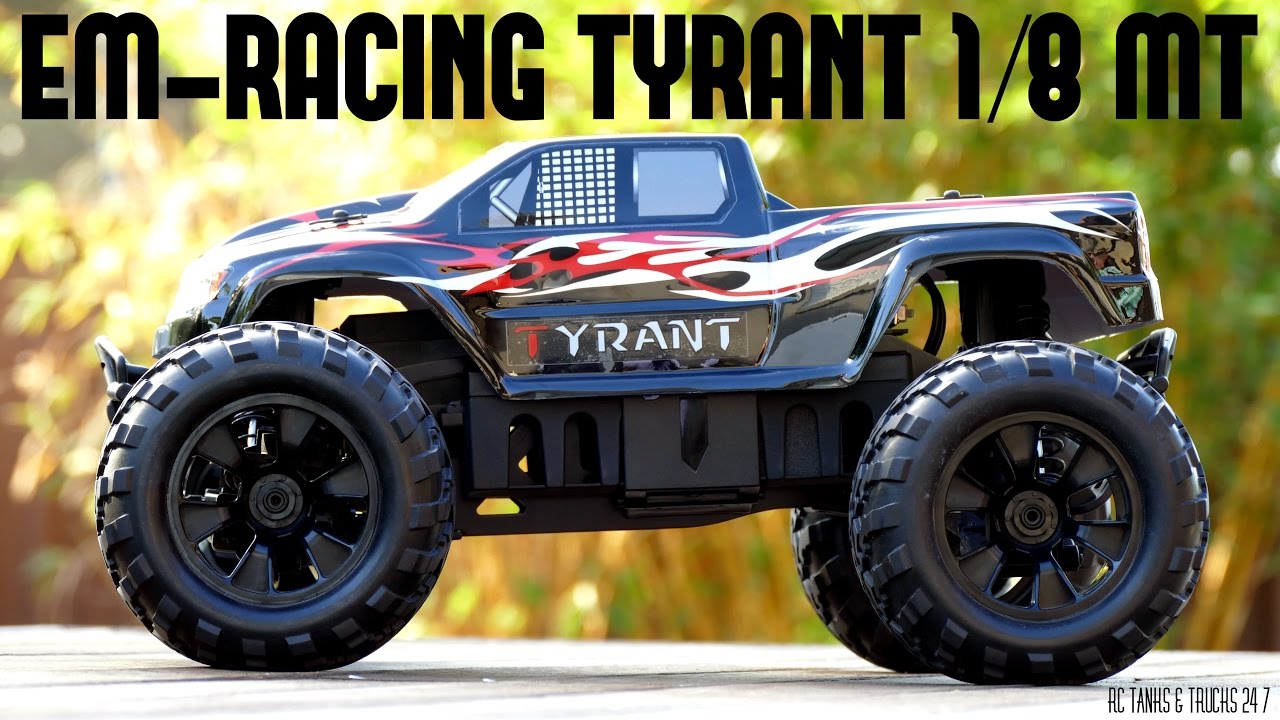 cheetah running speed EM-Racing Tyrant 1/8 4WD Brushless RC Monster Truck - Unboxing and In-Depth Look