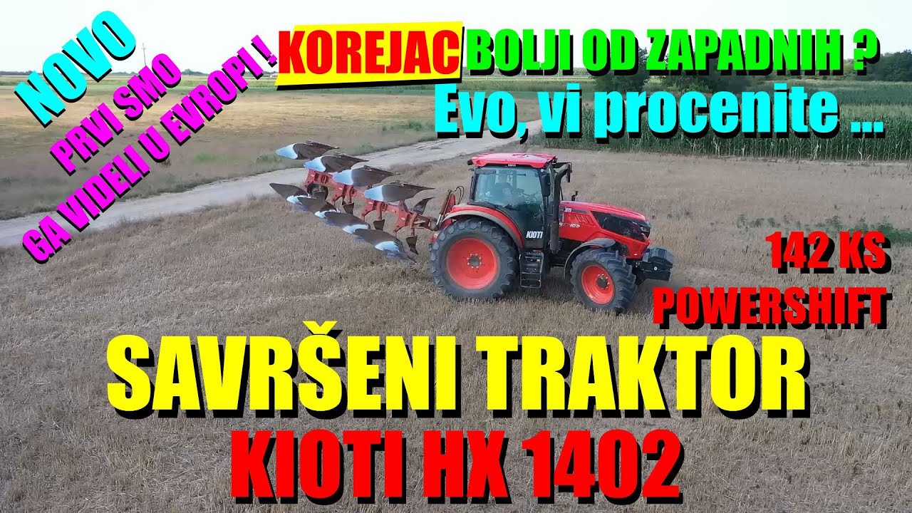 TOTALNO SAVRŠENI TRAKTOR - KIOTI HX 1402 - NEVEROVATNE sposobnosti - KOREJAC JE SVE GURNUO U STRANU!