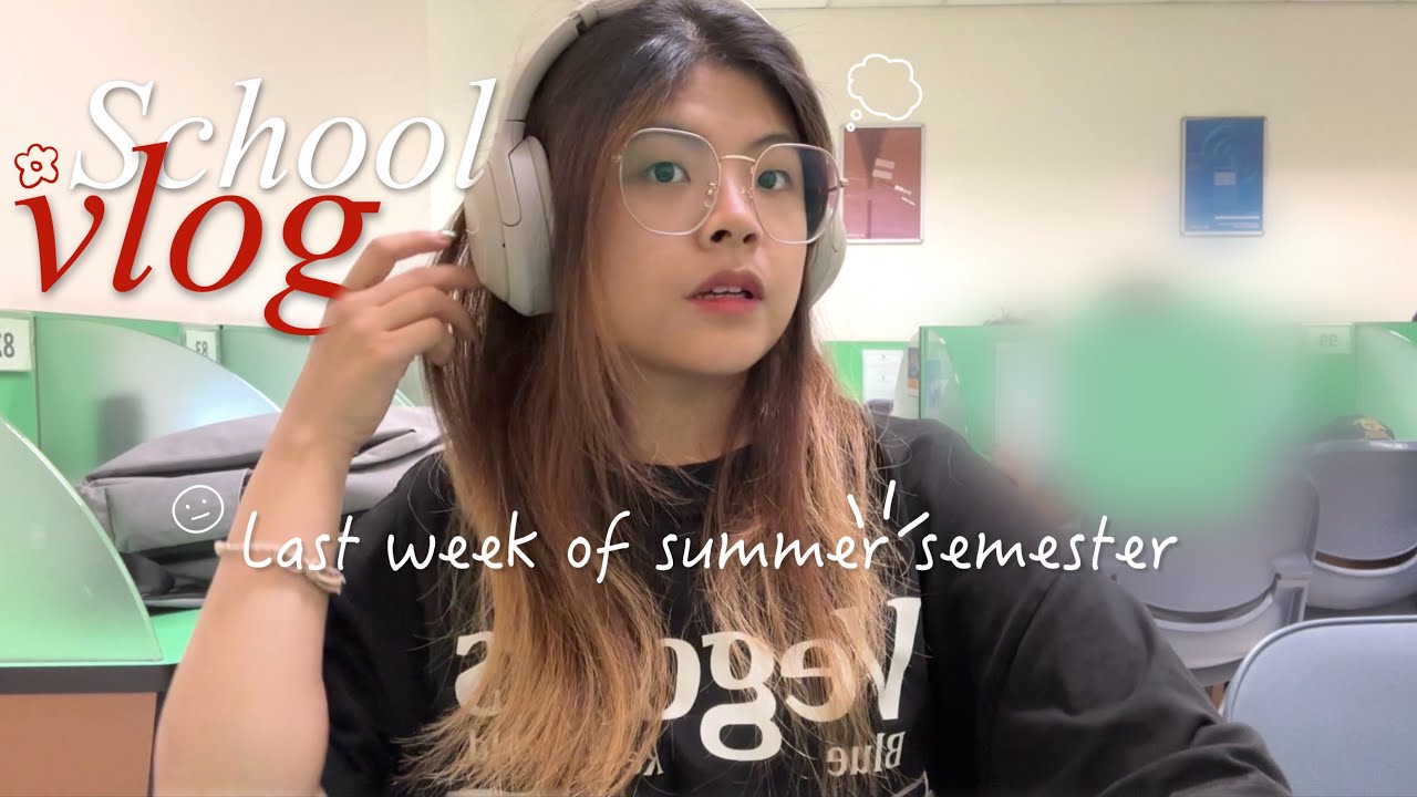 【HKUST🏫】突然結束的交流🥺暑假上學的考試週📝Suddenly ended exchanges⏳Exam week during summer semester📚