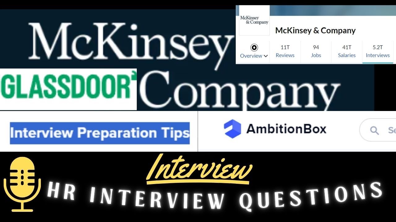 mckinsey business presentation specialist trainee interview questions