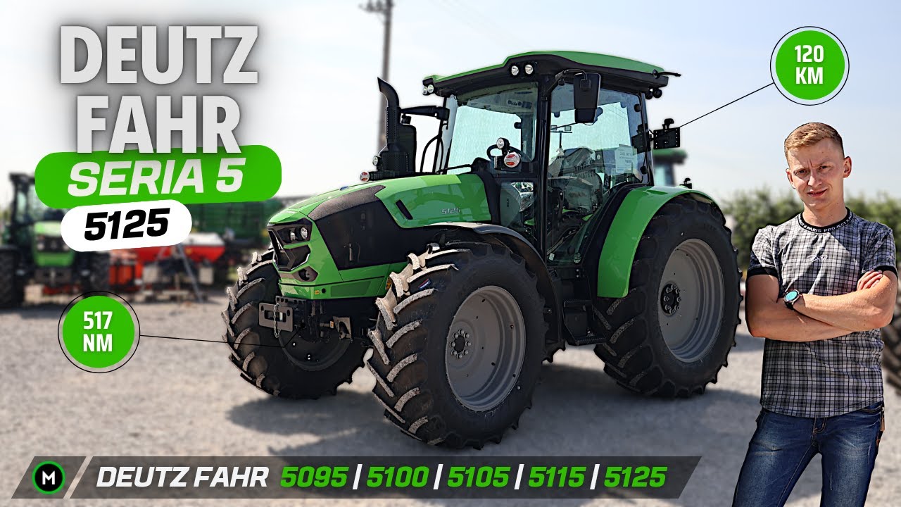 DEUTZ FAHR 5125 (SERIA 5) - niby kompakt, a jednak nie taki mały | Prezentacja / test ciągnika