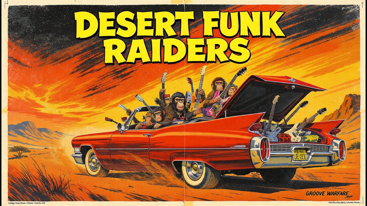 Sunset Canyon Chill | Twangy Desert Guitar & Cinematic Funk
