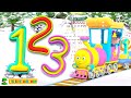 Christmas Numbers Train | Learn to Count | Christmas Carols & Baby Songs | Cartoon Videos for Kids
