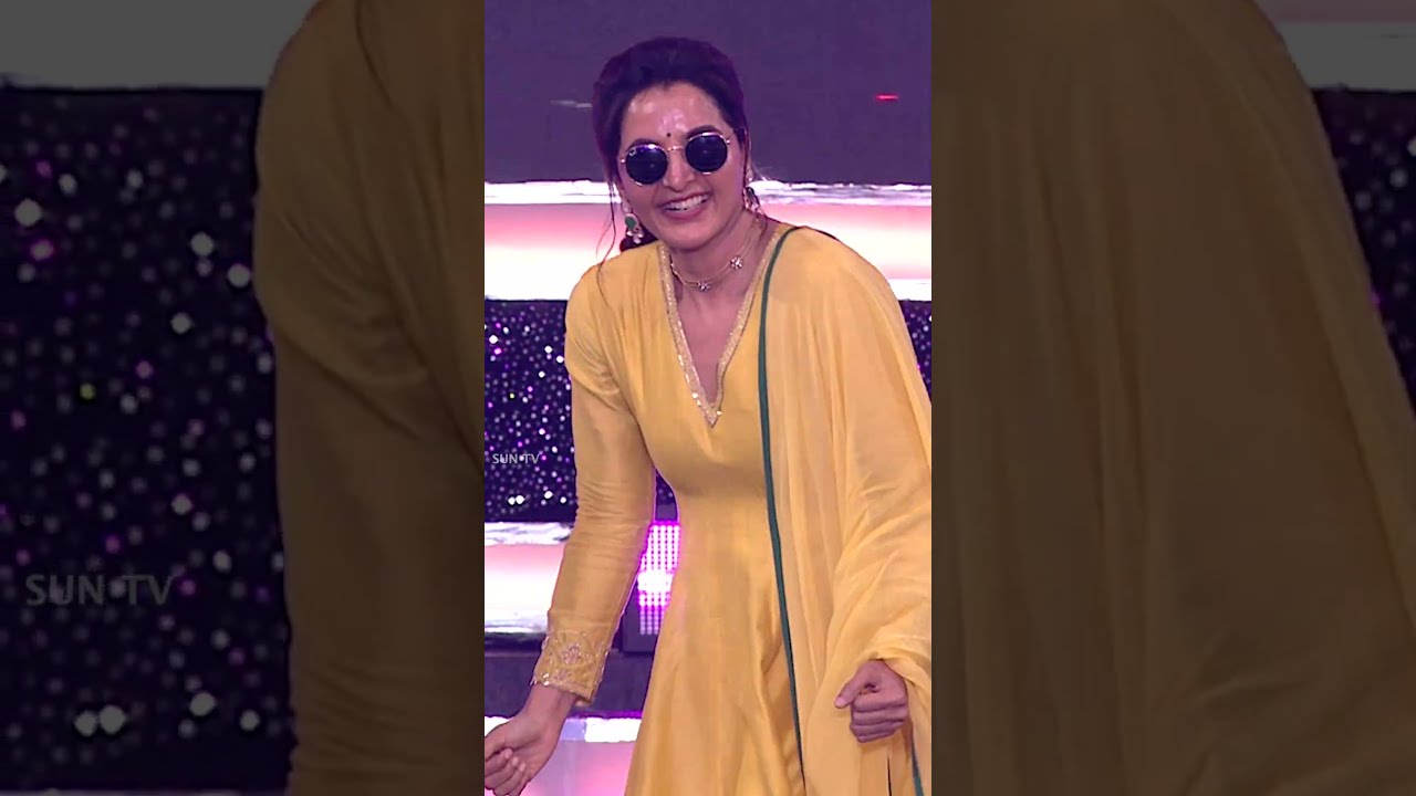 Manju Warrier manasilaayo dance | #Vettaiyanaudiolaunch #Rajinikanth #Anirudh #Shorts #SunTV