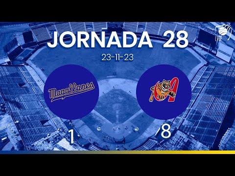 JORNADA 28 RESUMEN  - Tigres de Aragua 8 - Navegantes del Magallanes 1 23-24 (23-11-23)