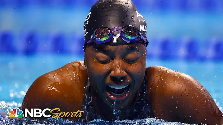 Simone Manuel is TOKYO BOUND after clutch and emot...