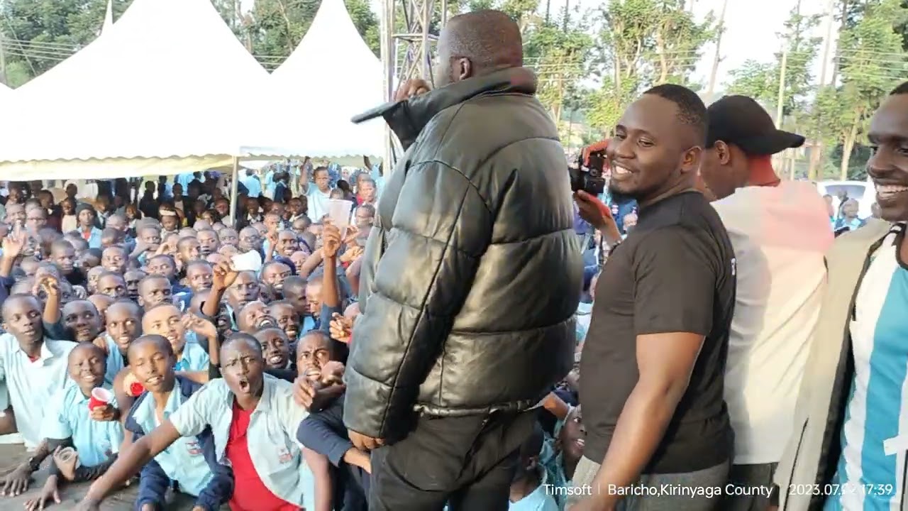 Mejja Performance on Cultural Day at Baricho High School.