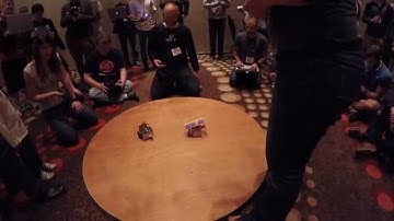 Sumobot Round 3   Unicorn vs Swede bot
