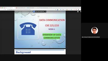 Data Communication Lecture Annotation Video 1