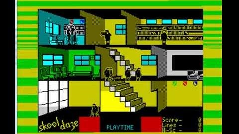 Skool Daze - ZX Spectrum - emulador Unreal Speccy Portable 0.0.57 - testeado Windows 7 x64