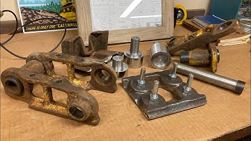 Caterpillar D2 #5J1113 Chassis Rebuild Ep.73: Re-Tooling the Track Press for Assembling the Links!