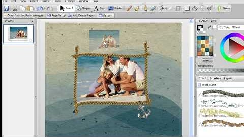 Digital Scrapbooking Tutorial - Creating a pop out effect