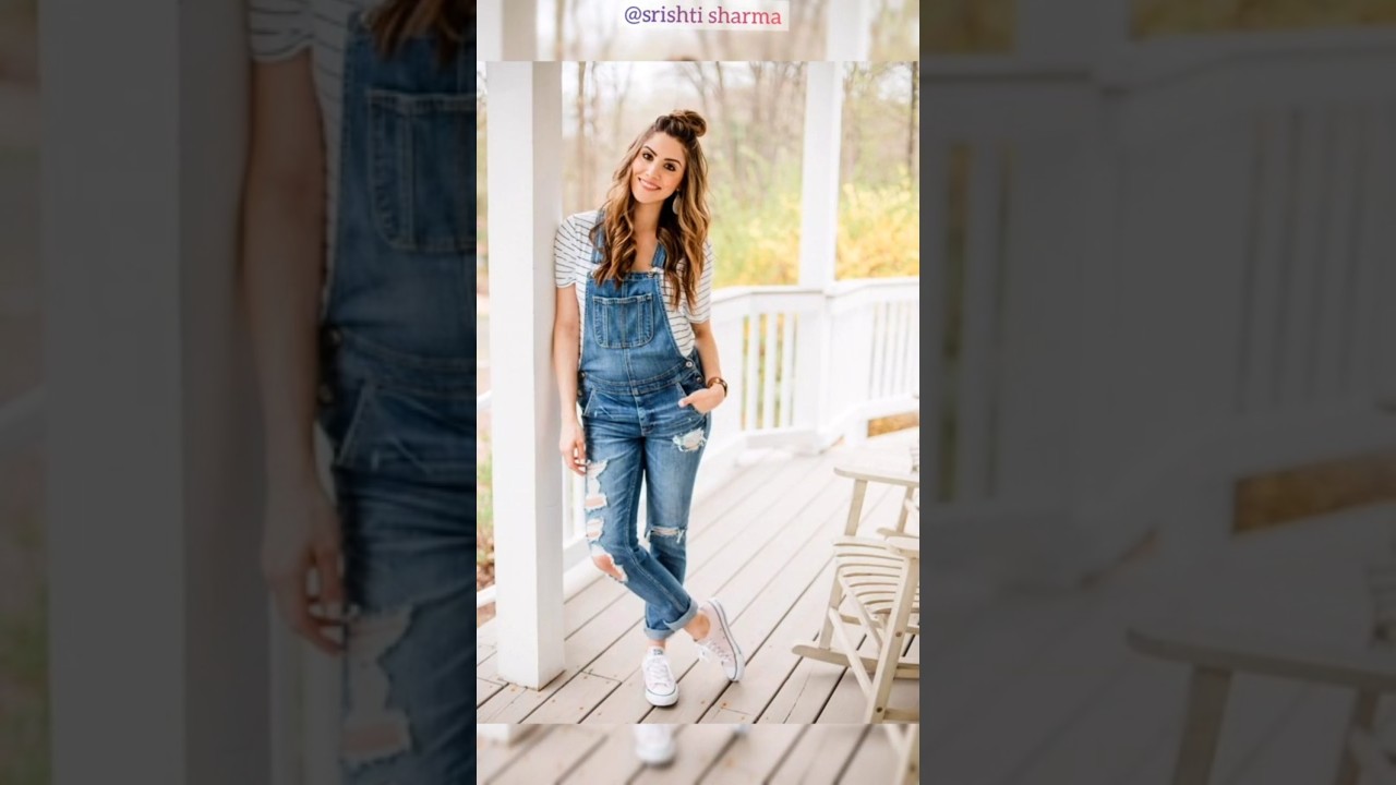 poses in Dungaree| photo poses ideas in dungaree| poses for girls| stylish poses in dungaree| girls|