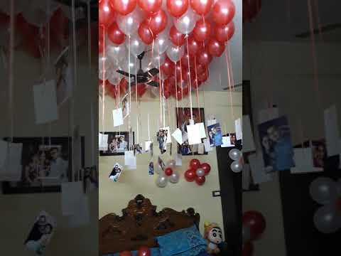 Home Birthday Decorations 3 - YouTube