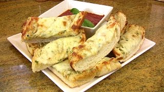 CHEESY DOUBLE GARLIC BREAD RECIPE and HOW TO MAKE GARLIC COMPOUND BUTTER | Cooking With Carolyn