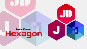 Hexagon Gradient Logo Design| 3 Different Logo in 1 Simple Shape Inkscape Tutorial