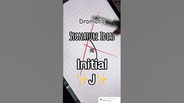 Dramatic Signature Ideas for Letter “J” #shorts #letter #j #signature #viral #letra #art