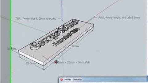 Adding Text (3D, 2D, and Labels) and Moving in SketchUp