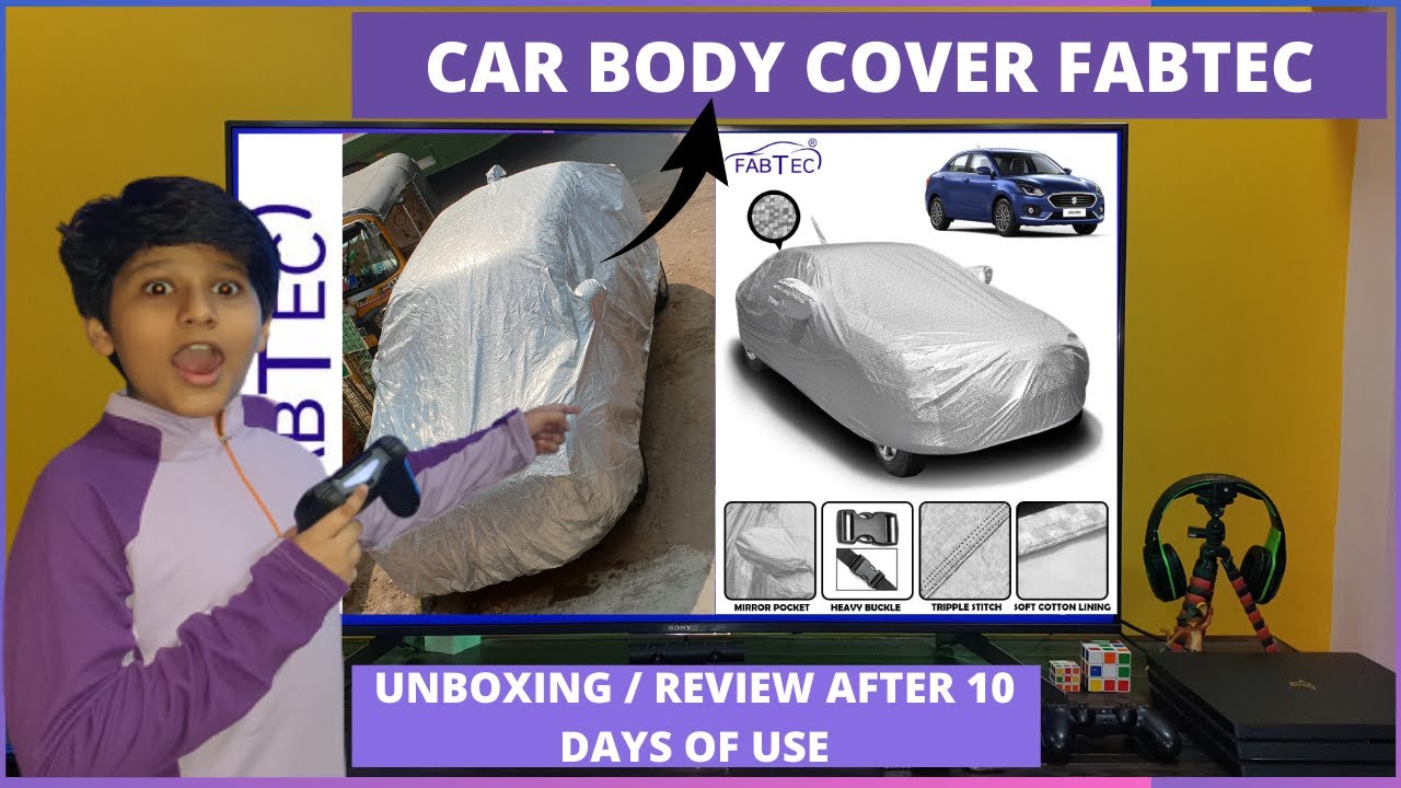 Car Body Cover Fabtec Waterproof And Heat Resistant Metallic Silver, Maruti  Dzire