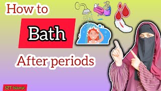 Haiz Ke Baad Ghusl Ka Sahi Tareeka | How To Bath After Periods🩸? | In Islam #islamicvideo #periods screenshot 1