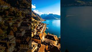 When Switzerland feels like Italy: Lugano in Autumn! 🇮🇹🇨🇭 #Lugano #Switzerland #AutumnTravel