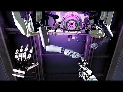 I Got New Hands and Fought a Robot in Rock, Paper, Scissors in Aperture Hand Lab VR!