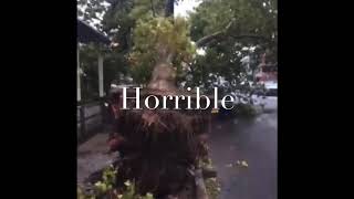 hurrican issac hit new york ，power outages in more than 100,000 homes in the city.(2020 年第一次一级飓风袭击纽
