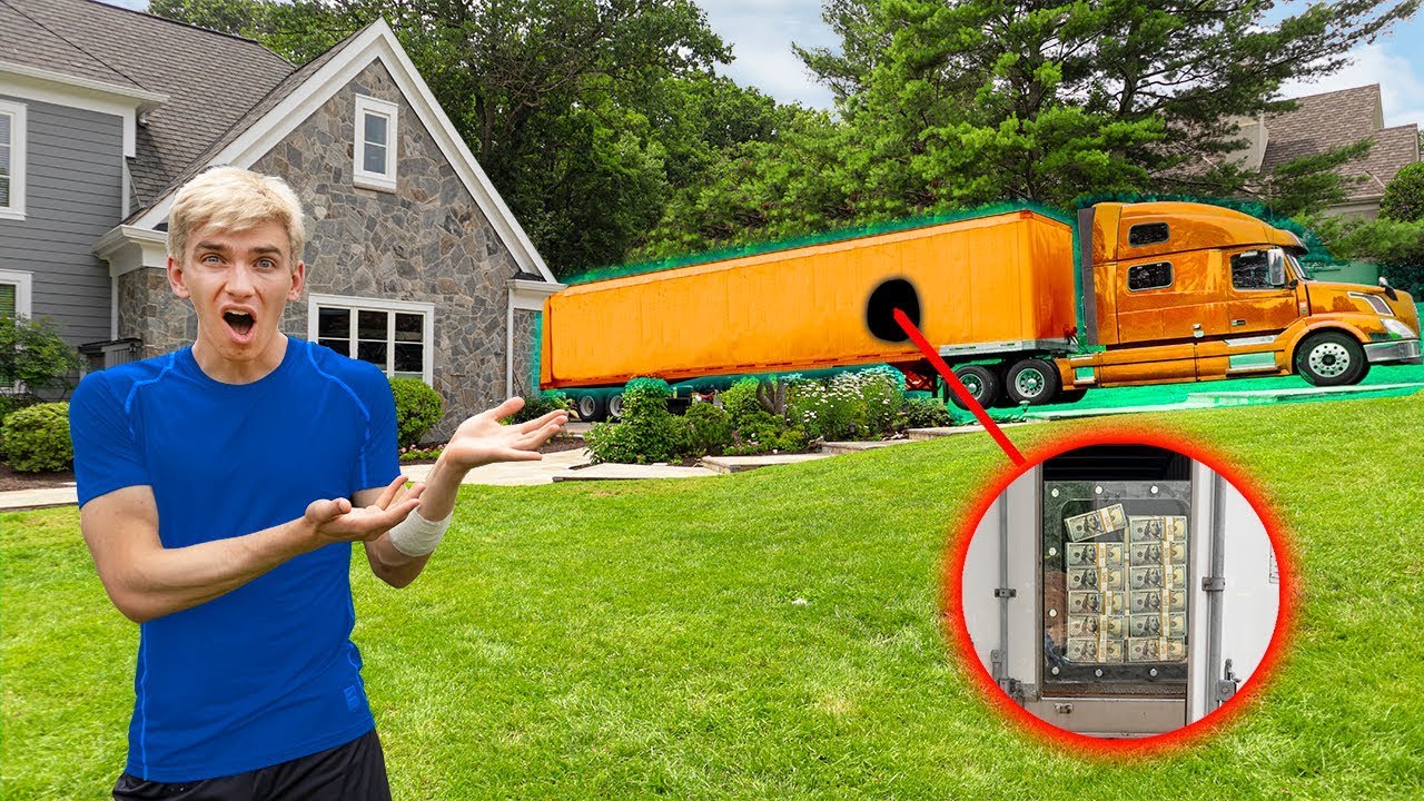 stephen sharer bio GIANT MONEY TRUCK DELIVERS $1MILLION DOLLARS to SHARER FAM HOUSE! (UNBREAKABLE BOX CHALLENGE REVEAL)