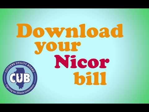 How to Download Your Nicor Bill