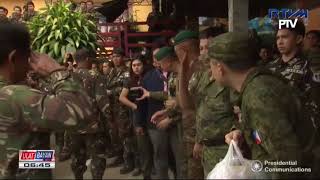 Pangulong Duterte, muling bumisita sa Marawi City sa ika-apat na pagkakataon