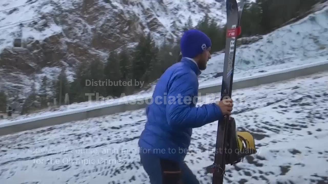 Russian ski mountaineer prepares for Milan Cortina Olympics where he'll compete under neutral flag
