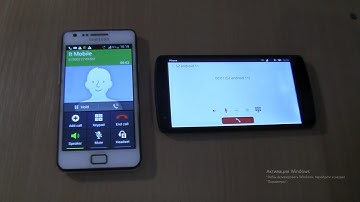 Over the Horizon Incoming call&Outgoing call at the Same Time Samsung Galaxy S2 plus+Nexus 5 Ubuntu