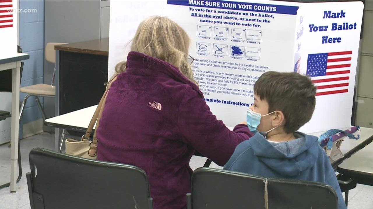 Voting booths distributed in Erie County