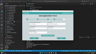 Famous Nexatech Job Application Portal - Python GUI | Application Demo V2 Wealth