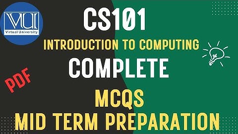 CS101 Updated course| Mid Term Syllabus and Paper Pattern Confirmed CS101 Important topics