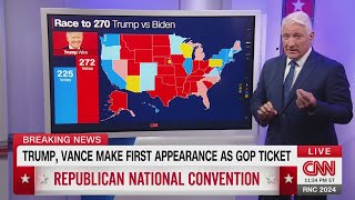 CNN   JOHN KING AND HIS MAGIC WALL AND SCARY ELECTORAL "COLLEGE" MATH   07 15 2024