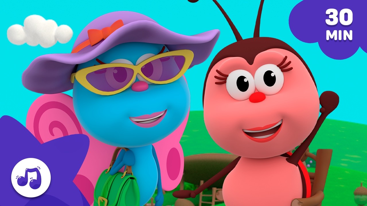 Especial de vídeos musicais do Bichikids 🐞🌈Compilação Infantil [30 min] Português do BRASIL