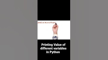 Printing Different Types of Values in Python | #shorts |#tamil |#Doodle