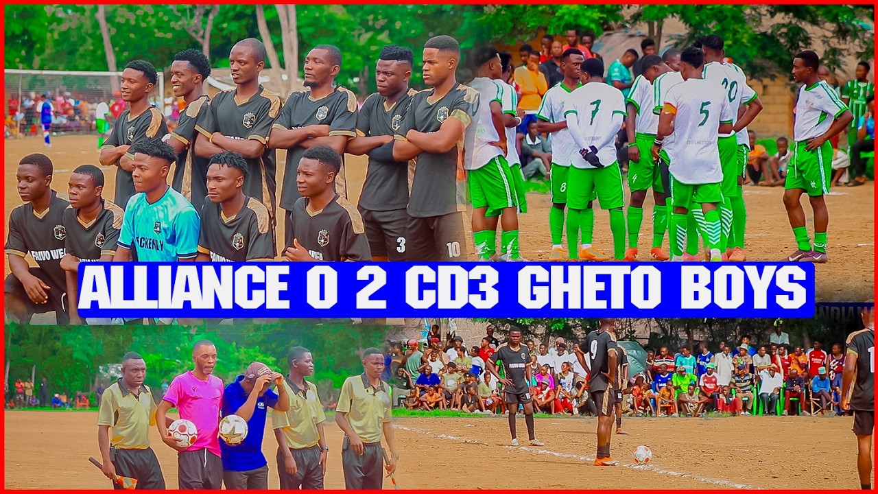 FULL TIME ALLIANCE DE FORCE 0 - 2 CD3 GHETO BOYS LIGI YA AFRN CUP 2026