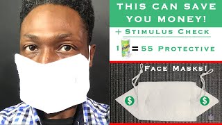 DIY Face Mask | Easy Breathable No Sew Saves Money &amp; Cutting Expensive Clothes Highlights