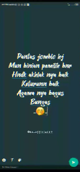 Story whatsapp bahasa banjar