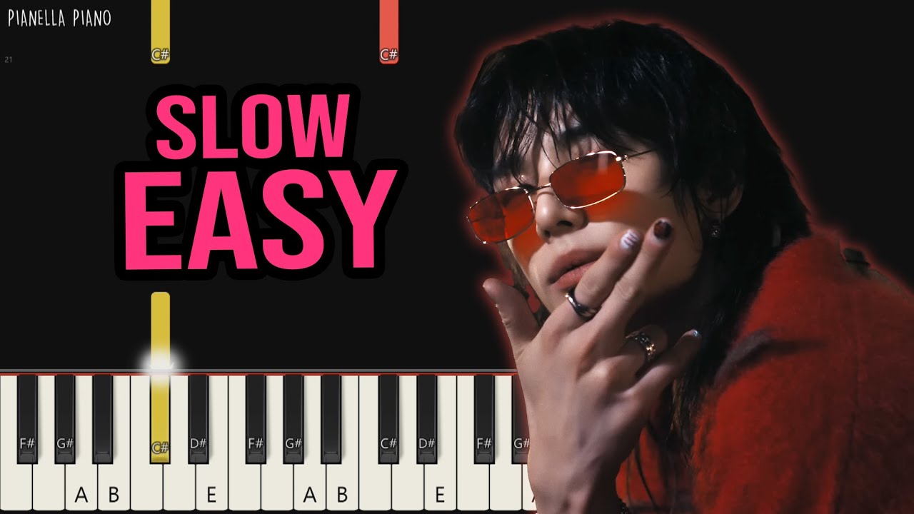 Stray Kids - Chk Chk Boom | SLOW EASY Piano Tutorial by Pianella Piano