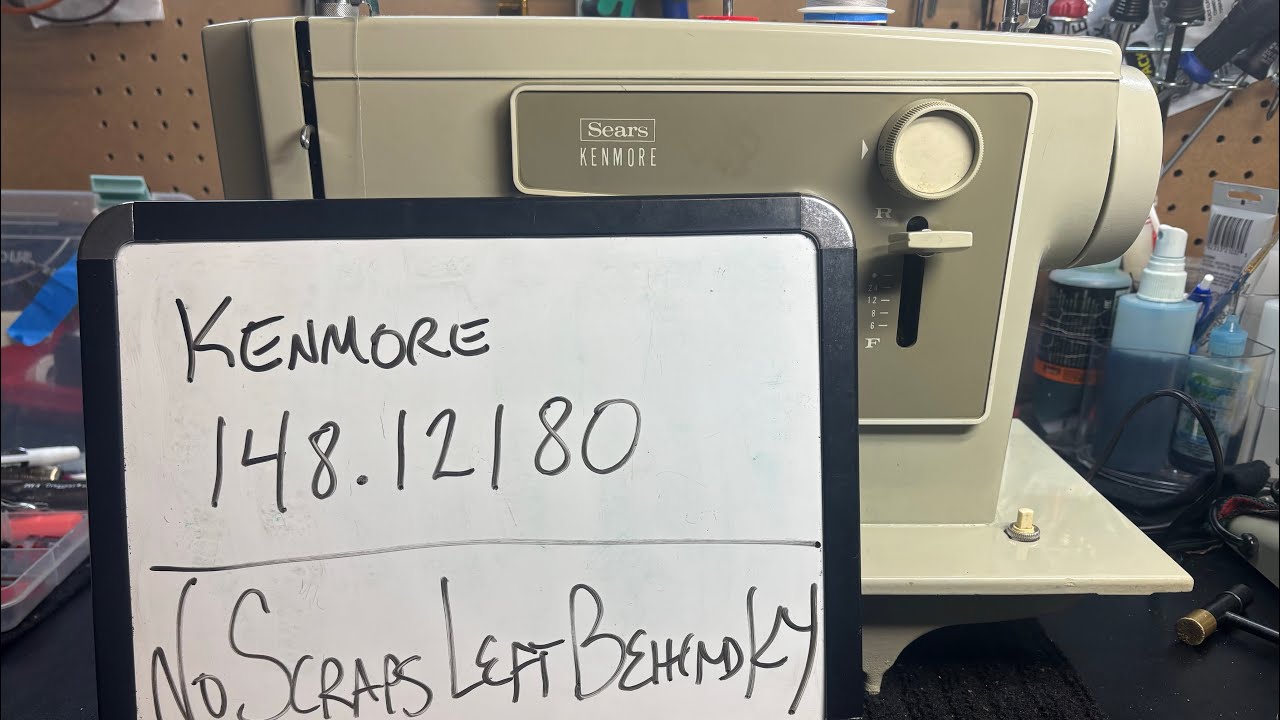 Kenmore 148.12180 - Заправка нити в машину