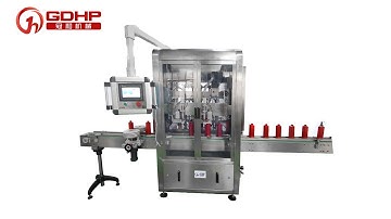 Fully Automatic Servo Double-head Following Shampoo Filling Machine
