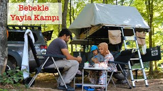 Bebekle Yayla Kampi Kampimizi Kazlar Basti  Keremali̇ Yaylasi