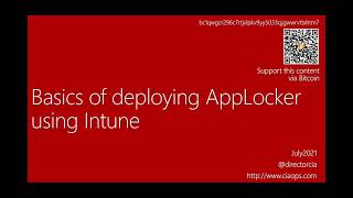Basics of deploying Windows AppLocker using Intune screenshot 3