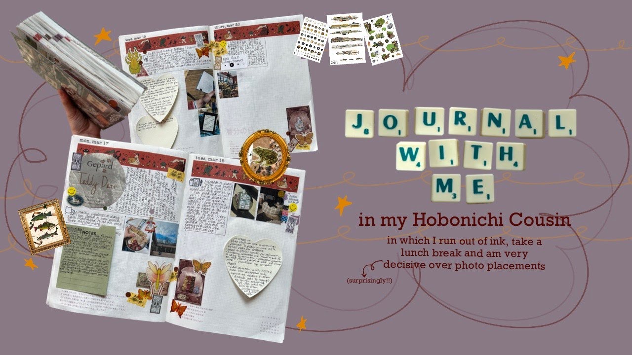 Journal with me | Hobonichi Cousin journal catch-up