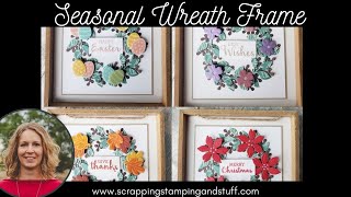 Amazing Interchangeable Seasonal Wreath Frame - Beautiful Farmhouse Decor & Inexpensive Gift Idea! screenshot 5