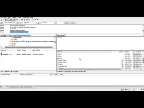 فيديو: كيفية الرفع إلى خادم بروتوكول نقل الملفات