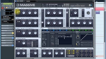 NI Massive Tutorial OSC Tab- Glide Pitchbend Vibrato Internal Envelope osillator phases How to